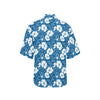 Hibiscus Pattern Print Design HB03 Women's Hawaiian Shirt