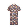 Cupcakes Party Print Pattern Men's Romper