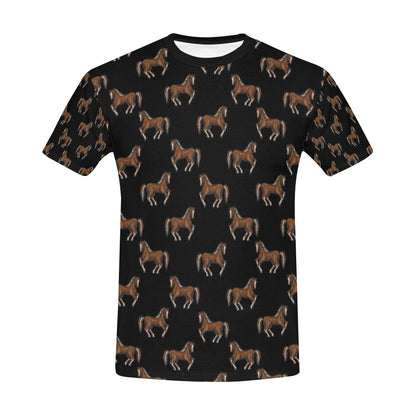 Horse Print Design LKS3010 Men's All Over Print T-shirt