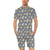 Safari Elephant Lion Print Design LKS303 Men's Romper