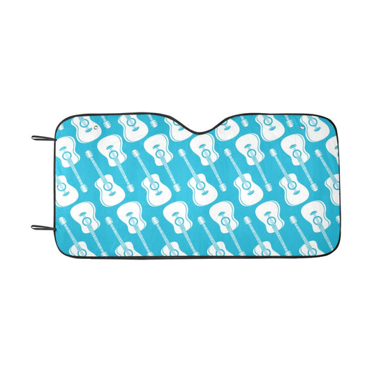Acoustic Guitar Print Design LKS404 Car front Windshield Sun Shade