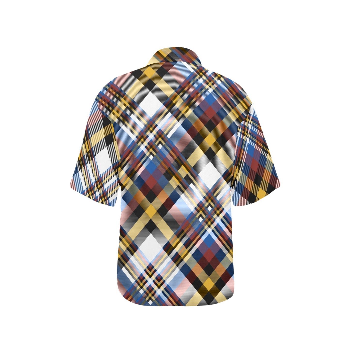 Madras Pattern Print Design 01 Women's Hawaiian Shirt