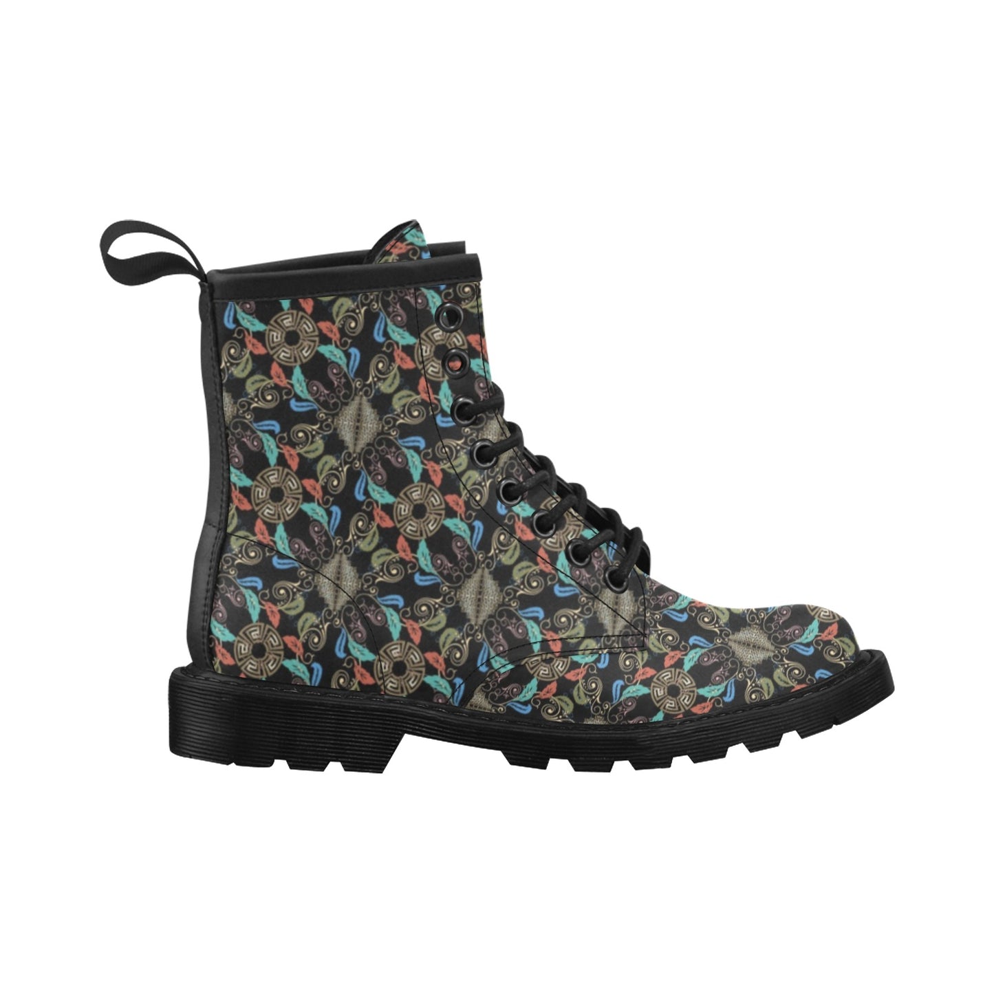 Ancient Greek Print Design LKS308 Women's Boots