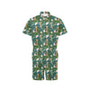 Giraffe Jungle Design Print Men's Romper