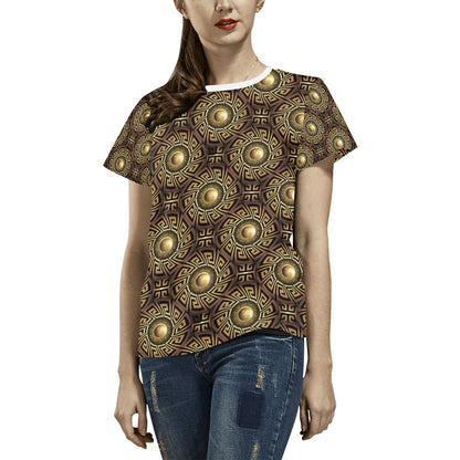Ancient Greek Print Design LKS3012 Women's  T-shirt