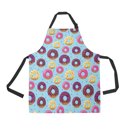 Donut Pattern Print Design DN07 Apron with Pocket