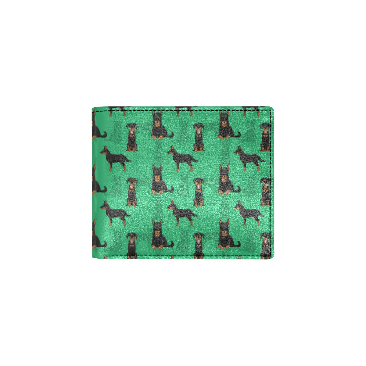 Beauceron Pattern Print Design 01 Men's ID Card Wallet