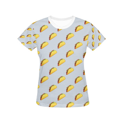Taco Print Design LKS304 Women's  T-shirt