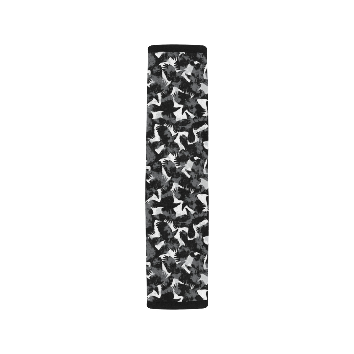 Crow Pattern Print Design 01 Car Seat Belt Cover