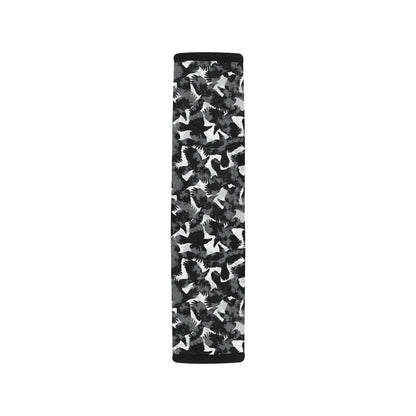 Crow Pattern Print Design 01 Car Seat Belt Cover