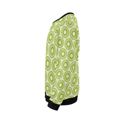 Kiwi Pattern Print Design KW02 Men Long Sleeve Sweatshirt