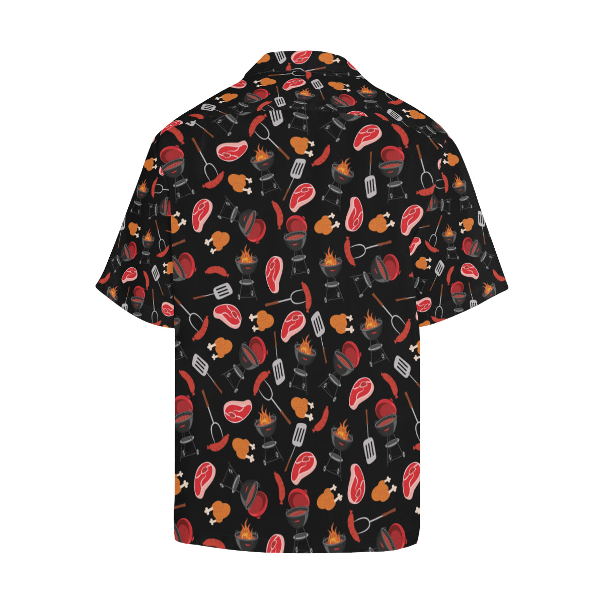 Barbecue Pattern Print Design 04 Men's Hawaiian Shirt