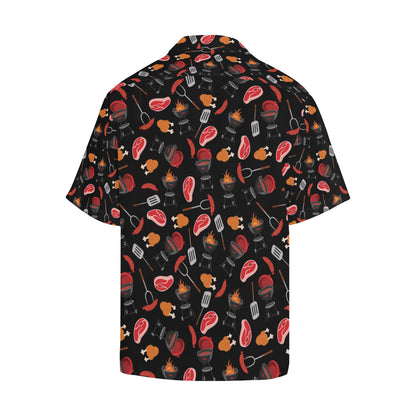 Barbecue Pattern Print Design 04 Men's Hawaiian Shirt