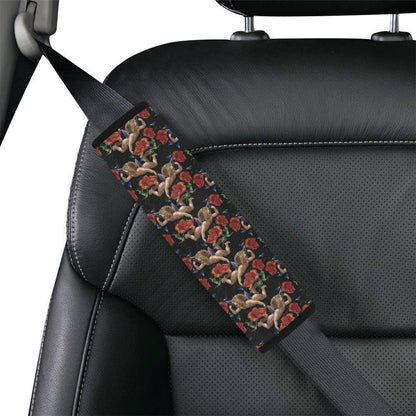 Cupid Pattern Print Design 05 Car Seat Belt Cover