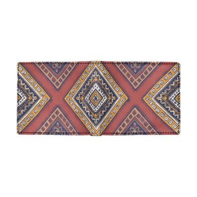 Native Pattern Print Design A06 Men's ID Card Wallet