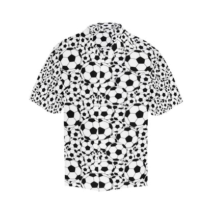 Soccer Ball Print Design LKS301 Men's Hawaiian Shirt