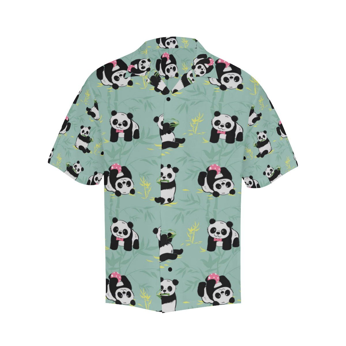 Panda Pattern Print Design A05 Men's Hawaiian Shirt