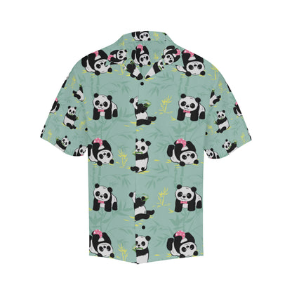 Panda Pattern Print Design A05 Men's Hawaiian Shirt