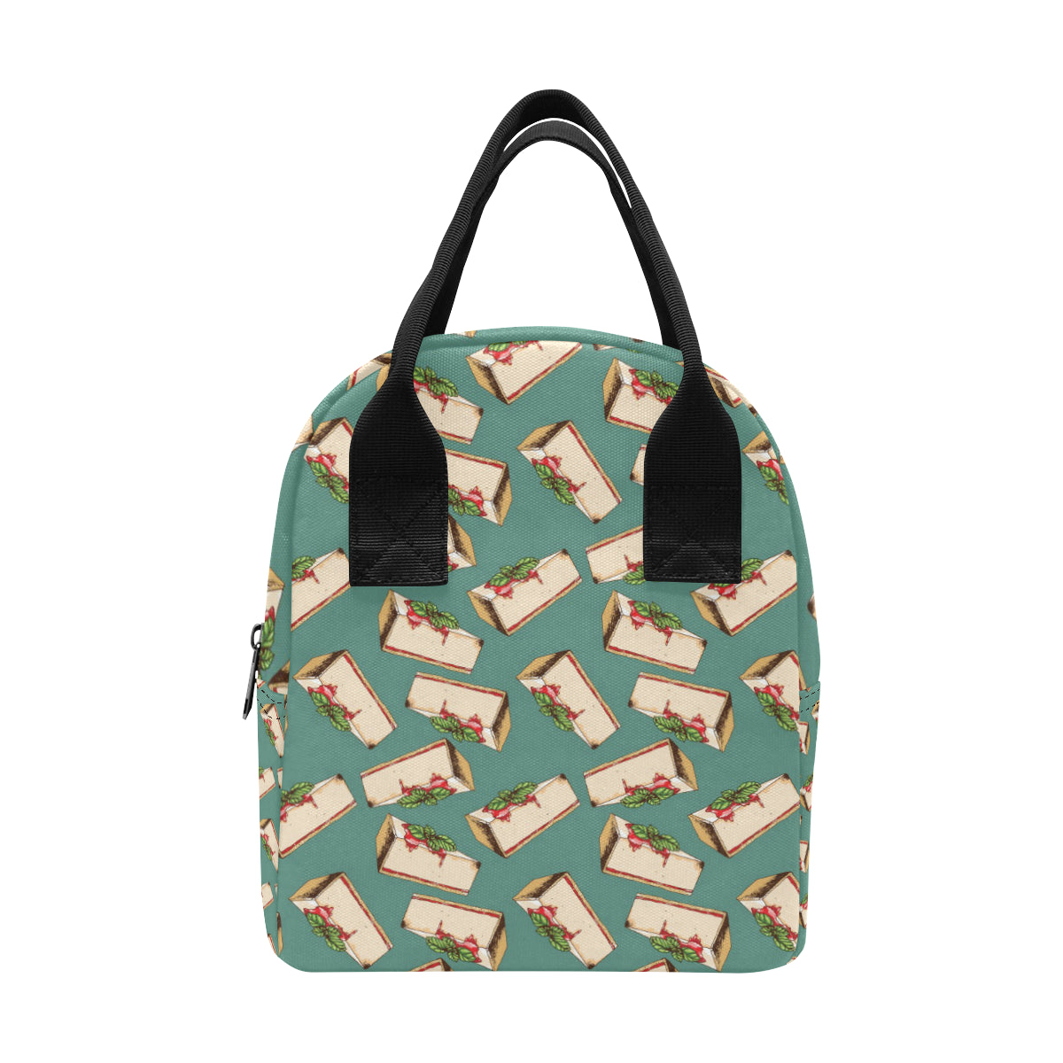 Cheesecake Pattern Print Design CK02 Insulated Lunch Bag