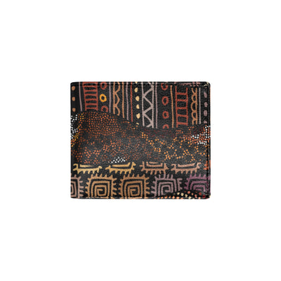 African Pattern Print Design 07 Men's ID Card Wallet