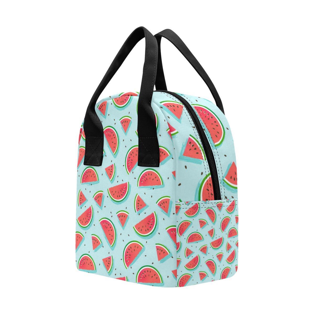 Watermelon Pattern Print Design WM03 Insulated Lunch Bag