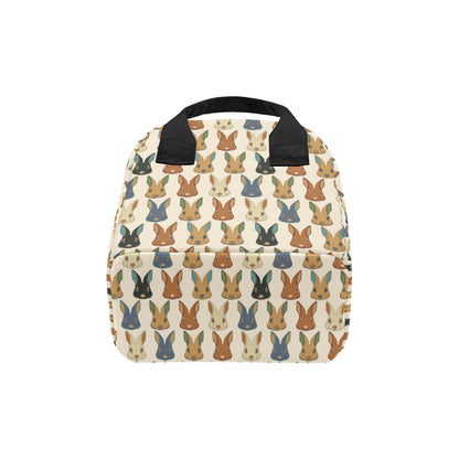 Rabbit Pattern Print Design RB04 Insulated Lunch Bag