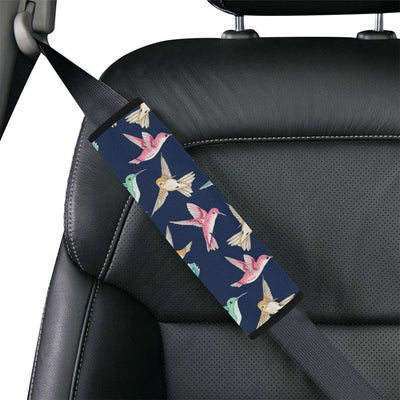 Hummingbird Cute Pattern Print Design 01 Car Seat Belt Cover