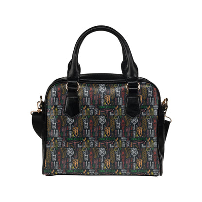 Barbecue Pattern Print Design 03 Shoulder Handbag