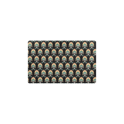 American indian Skull Pattern Kitchen Mat