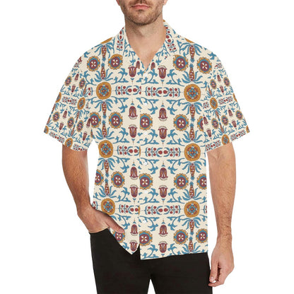 Suzani Print Design LKS301 Men's Hawaiian Shirt