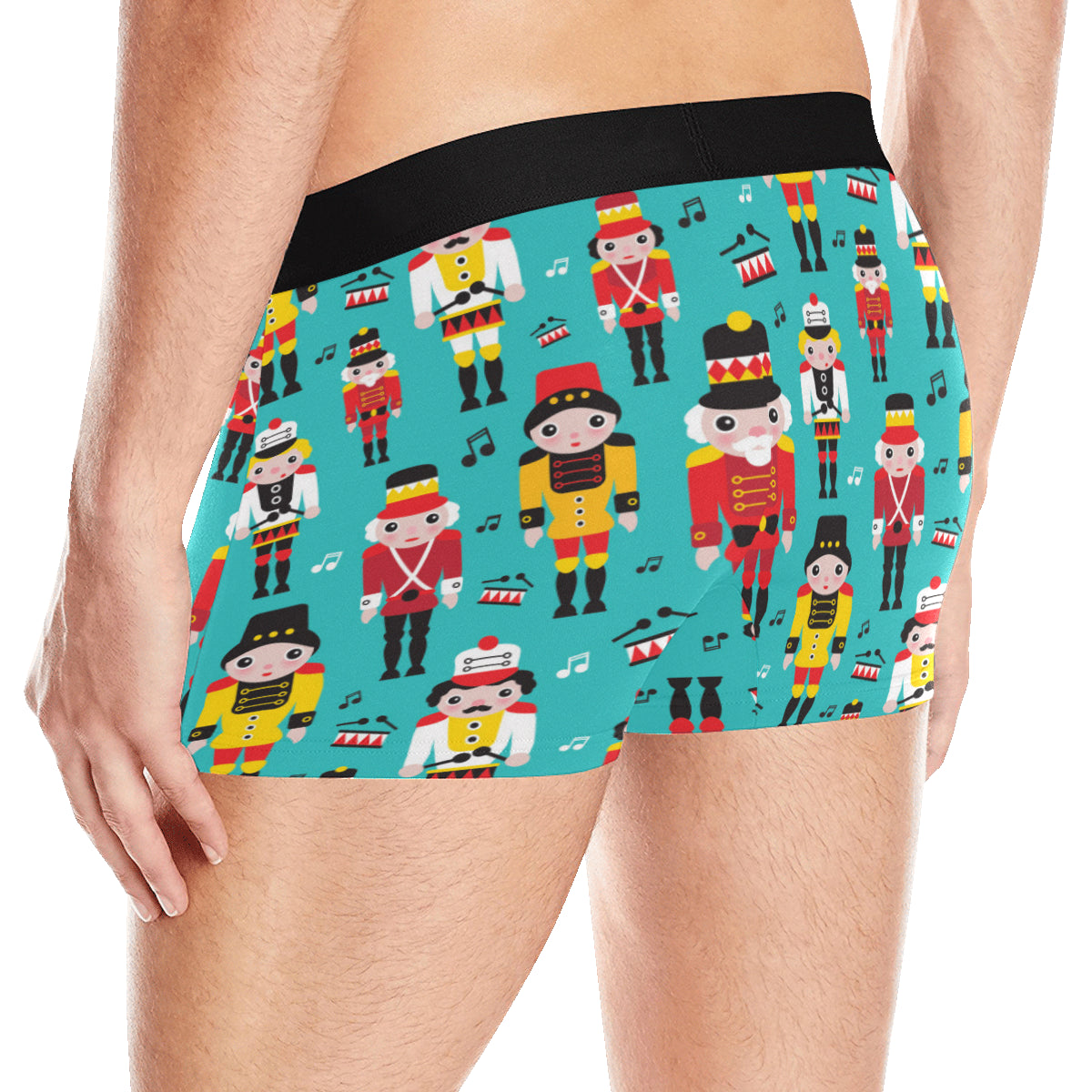 Nutcracker Pattern Print Design A03 Men's Boxer Briefs