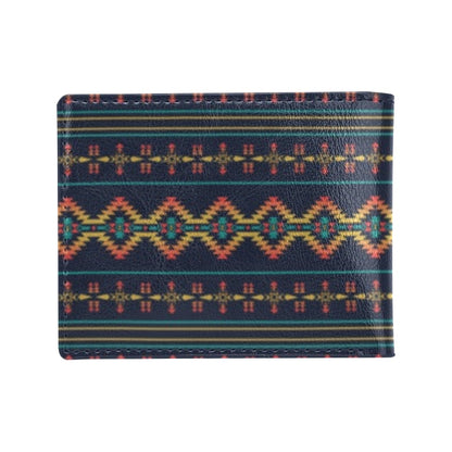 Southwest American Design Themed Print Men's ID Card Wallet