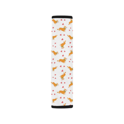 Cardigan Welsh Corgis Pattern Print Design 04 Car Seat Belt Cover