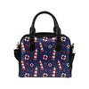 Nautical Pattern Print Design A03 Shoulder Handbag