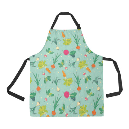 Radish Pattern Print Design A01 Apron with Pocket