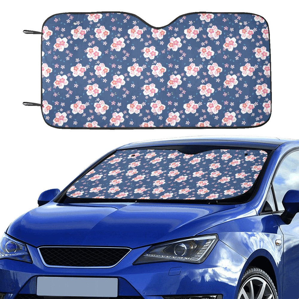 Sakura Print Design LKS306 Car front Windshield Sun Shade