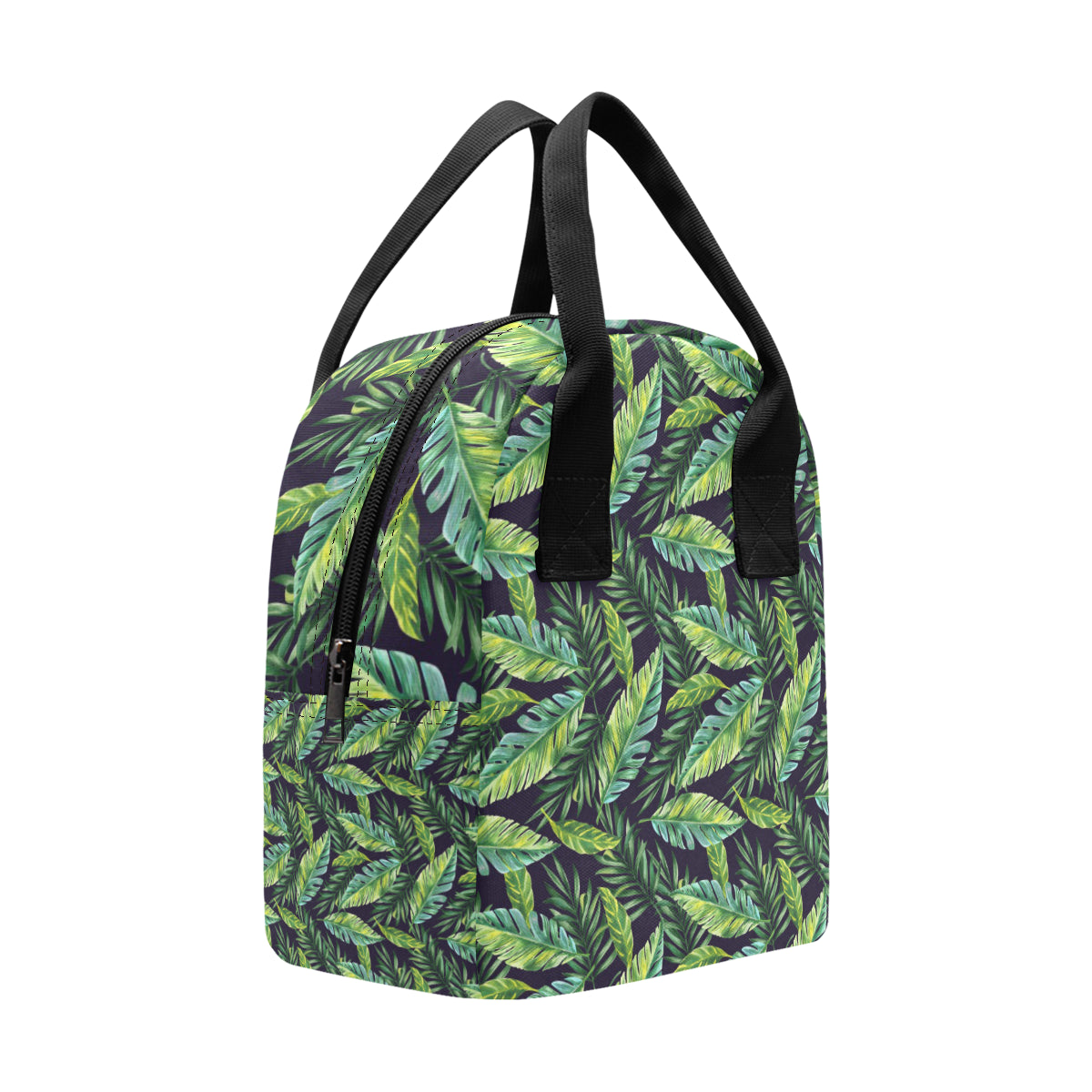 Tropical Flower Pattern Print Design TF06 Insulated Lunch Bag