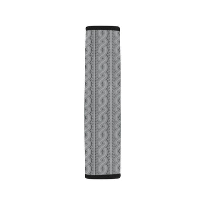 Cable Knit Pattern Print Design 01 Car Seat Belt Cover