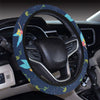 Fairy with flower Print Pattern Steering Wheel Cover with Elastic Edge