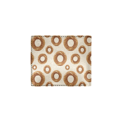 Bagel Pattern Print Design 01 Men's ID Card Wallet