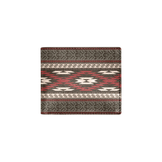 Native Pattern Print Design A03 Men's ID Card Wallet