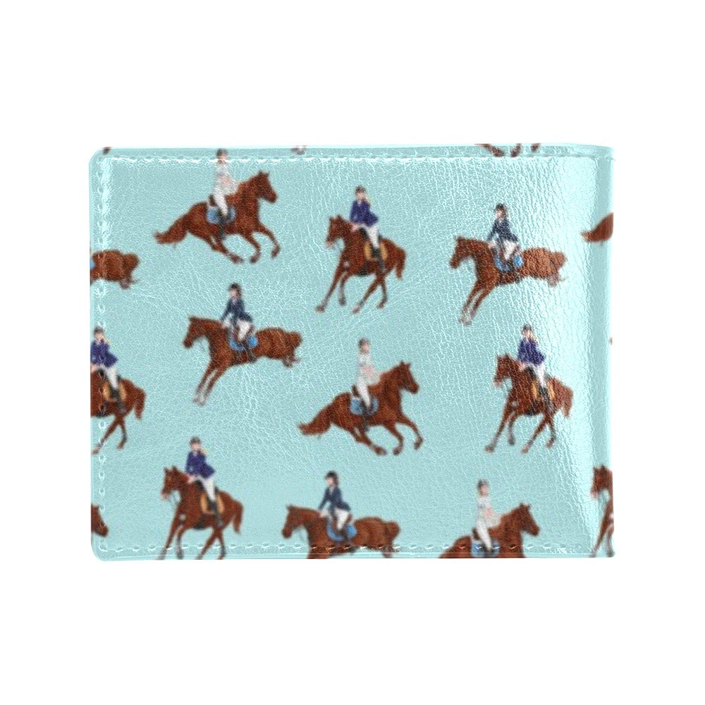 Equestrian Horse Riding Men's ID Card Wallet