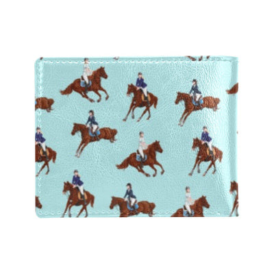 Equestrian Horse Riding Men's ID Card Wallet