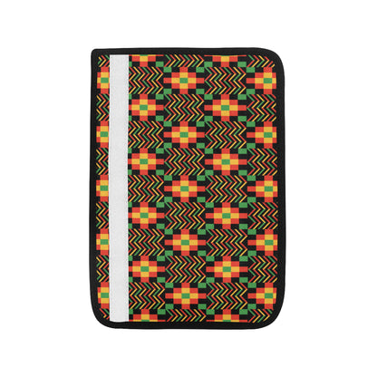 Kente Pattern Print Design 01 Car Seat Belt Cover
