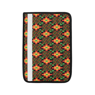 Kente Pattern Print Design 01 Car Seat Belt Cover