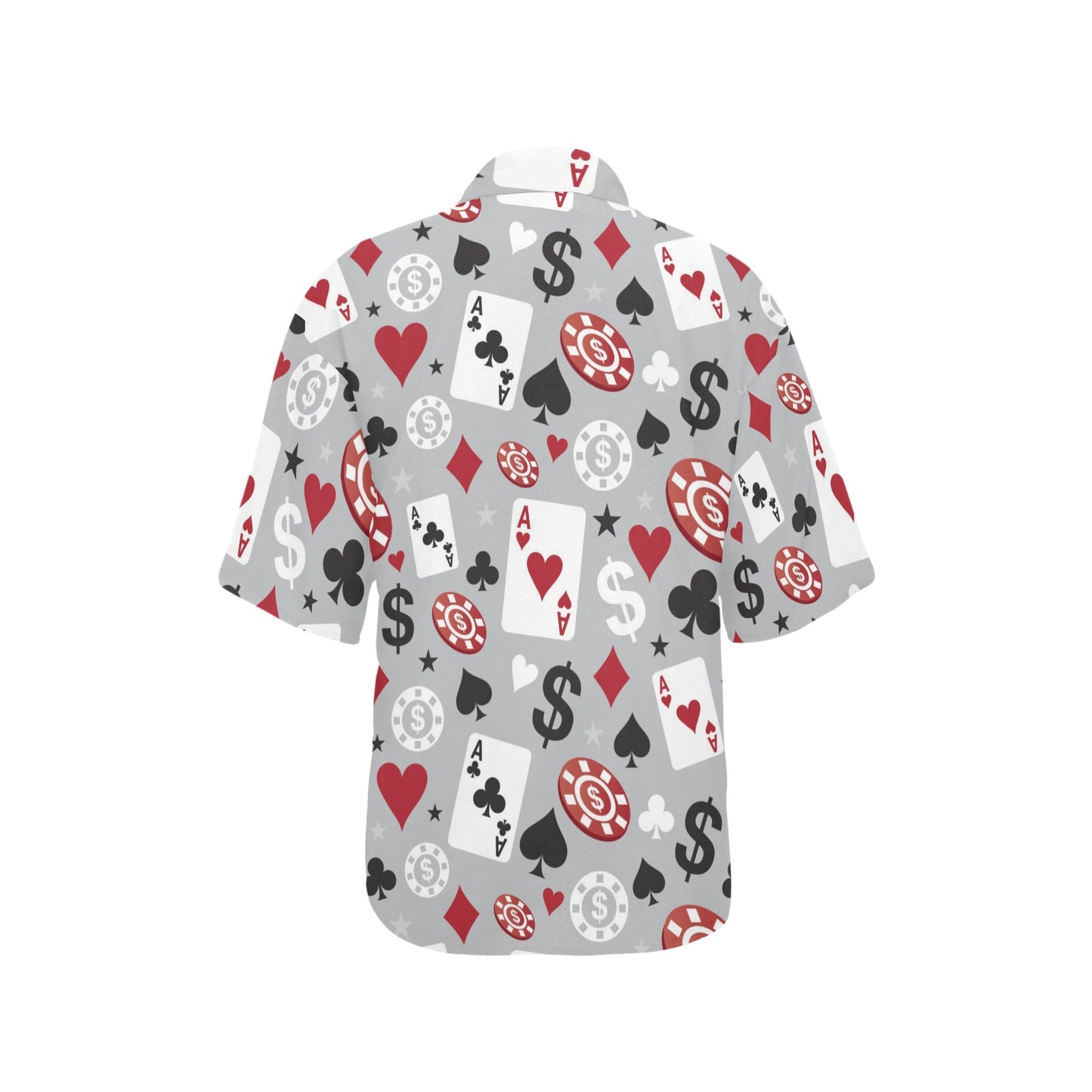 Casino Pattern Print Design 01 Women's Hawaiian Shirt