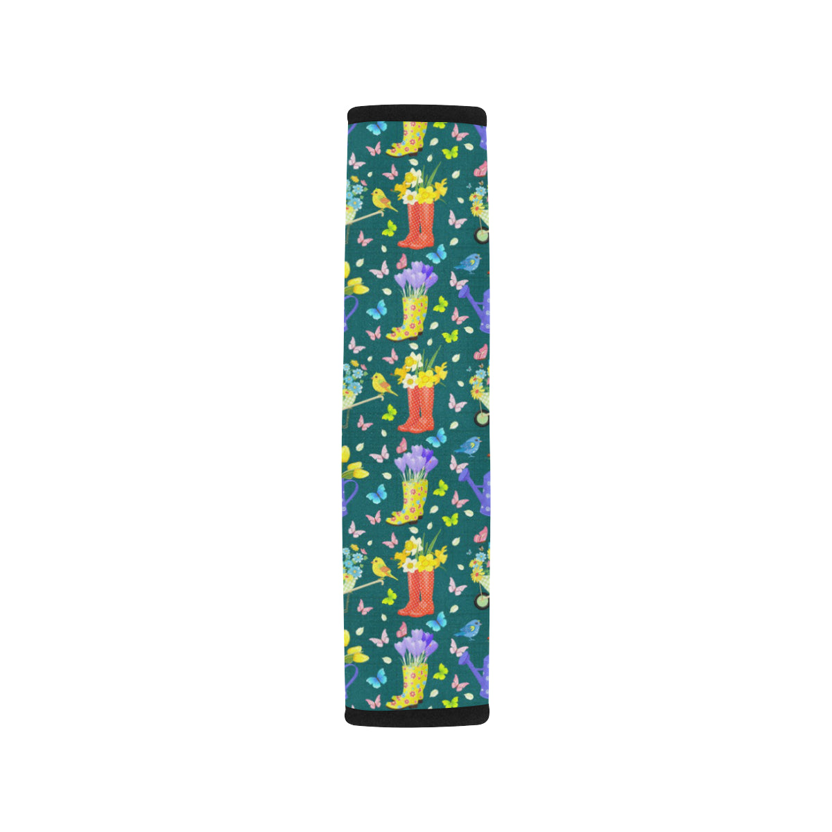 Gardening Pattern Print Design G08 Car Seat Belt Cover