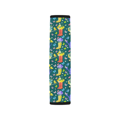 Gardening Pattern Print Design G08 Car Seat Belt Cover