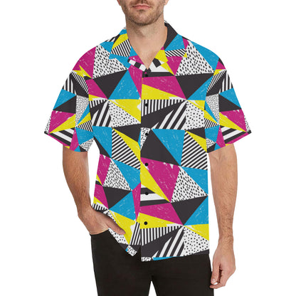 80s Pattern Print Design 2 Men's Hawaiian Shirt