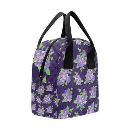 Morning Glory Pattern Print Design MG03 Insulated Lunch Bag